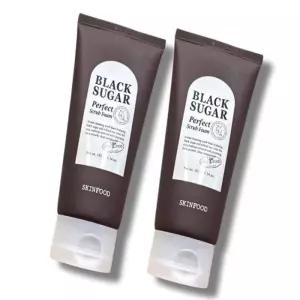 스킨푸드 블랙 슈가 퍼펙트 스크럽 폼 180ml 2개