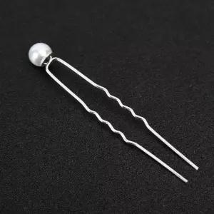 [룽스_65]8mm 뒤꽂이 머리장식 진주U핀 헤어핀 U핀