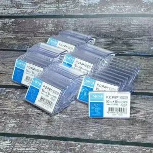 아크릴네임택 50x30 mini 단면 아크릴꽂이 쇼케이스 5팩 50개