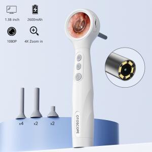 배관내시경카메라 시각적 귀 내시경 카메라 1 38인치 6LED 비디오 화면 청소기 HD1080P 4 2MM 디지털 포켓형 청소