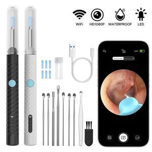 배관내시경카메라 시각적 무선 검 이경 귀 청소 HD 4 내시경 초박형 WIFI 2MM 범위 카메라 도구가있는 IOS안드로이드 1080P