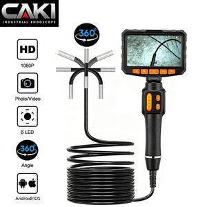 배관내시경카메라 360도 관절형 내시경 1080P 6 0MM 검사 양방향 차량용 모니터 4 LCD 산업용 3인치 기능 카메라