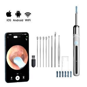 배관내시경카메라 WIFI 내시경 4 2MM 1080P 귀이개 받침대 귀 청소용 IOS안드로이드용 귀지 카메라 검이경 제거