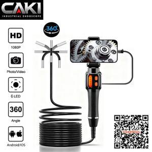 배관내시경카메라 360도 회전 내시경 카메라 6MM HD IOS 차량용 관절형 검사 안드로이드용 IP67
