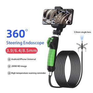 배관내시경카메라 360 3 9MMECHATRONICS6 4MMECHATRONICS8 5MM 내시경 조향 엔진 200W 호환 안드로이드아이폰제품 HD WIFI 1080P 카메라 탄소