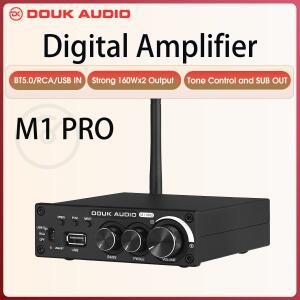 Douk Audio-M1 PRO HiFi 블루투스 5.0 스테레오 TDA7498E 파워 앰프, 무선 수신기, USB 플레이어, 서브우퍼