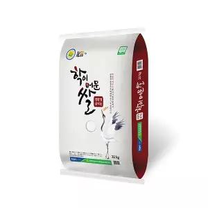 25년산 서영암농협 친환경 유기농쌀 학이머문쌀 20kg 상등급