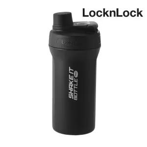 락앤락 쉐이크 보틀 프로 스테인리스 650ml 블랙 쉐이커 통 단백질 프로틴 물병 헬스 LHC4276BLK