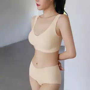 [크라시앙]리얼컴포트 볼륨브라 세트 데일리 심리스 매끈한 3cm 볼륨브라