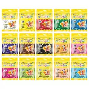 아모스 탱탱 아이클레이 50g 15색세트 지퍼백 세트