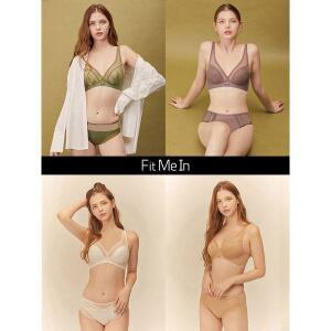 [핏미인] 라이크라 풀커버누디 노와이어 여성 속옷 세트 8종_P352528912