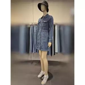 [리바이스] 여성 플린 웨스턴 데님 원피스 A7592-0006 (47526800)