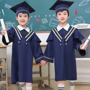 교복몰 졸업사진 네이비 학사복 학사모 세트 졸업식.