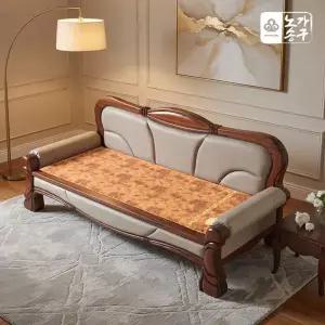 노송가구 글로리 브라운 원목 황토볼 흙침대 카우치쇼파(C)