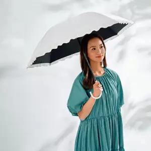 에스타 펄 라미네이션 미니 프릴 폴딩 3단 우양산 2G3P635