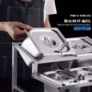 호텔 뷔페 양념통 디스펜서 반찬통 스텐 토핑 업소용