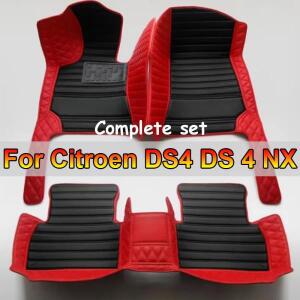 시트로엥 DS4 DS 4 NX 2010~2018용 차량 바닥 매트, 오염 방지 패드, 내구성 있는 러그, 가죽 매트, 방수