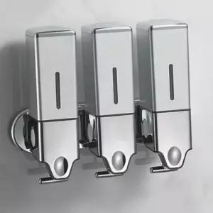 다용도 욕실 벽걸이 디스펜서 로션 샴푸 통 벽걸이 주방 호텔