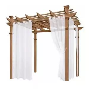 방수 실내 옥외 커튼 침실 현관 Pergola Cabana를 위한 차양
