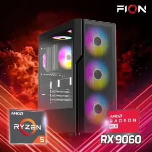 라이젠5 7500F RX9060 게이밍 조립PC 16G 512GB 조립식 컴퓨터 본체