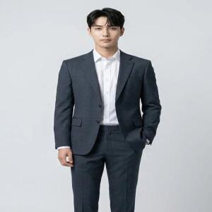 [by파크랜드]그레이 모혼방 스트레치 수트-A2SN2310404A_A2PS2310370A