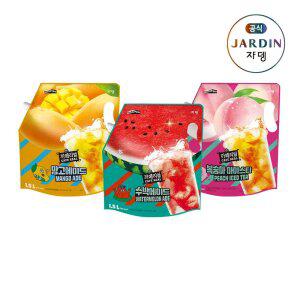 쟈뎅 아메리카노 아이스티+수박+망고에이드 1.5Lx3개