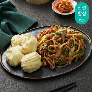 쿡솜씨 고추잡채와꽃빵 밀키트 2인분