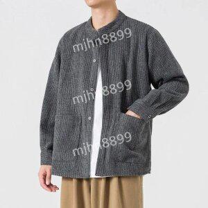스탠드 칼라 코듀로이 자켓 법복 절복 생활한복 차이나 재킷 코트 셔츠