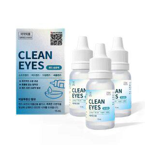깨끗한아이 렌즈 습윤제 15ml 3개