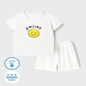 유니프랜드 해피스마일(IV) 쿨메쉬 5부내의 아동 유아실내복 여름 간절기 상하세트