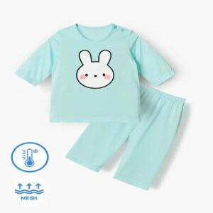 유니프랜드 토끼(BL) 쿨메쉬 7부내의 아동 유아실내복 여름 간절기 상하세트