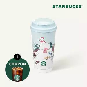 스타벅스 SS 홀리데이 프렌즈 엘마 텀블러 473ml