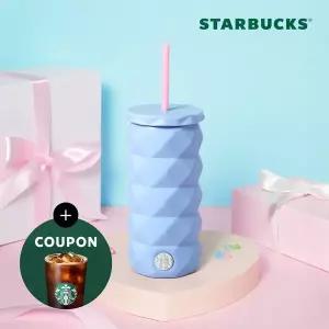 스타벅스 SS 면캔디 나나스 블루 텀블러 444ml