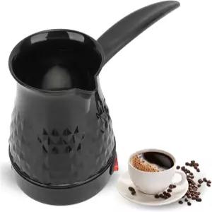 한야우쿠 터키 커피 메이커 600ml 튀르키예 탈착식 아랍 안티 우유 포트 짝수 손잡이가 위한 그리스 있는