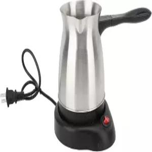 유니르 터키 커피 메이커 듀얼 시스템이 5~6컵 포트 장착된 600ml 우유용 110V 손잡이 인체공학적