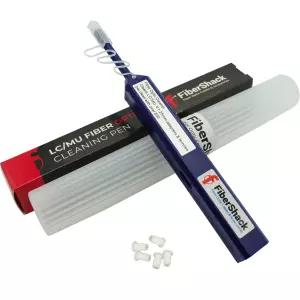 파이버쉑 25mm LC 섬유 펜 800 싱글 클릭 LCUPC 광 커넥터 및 엔드페이스 클리닝 손상 방지 케이스 먼지
