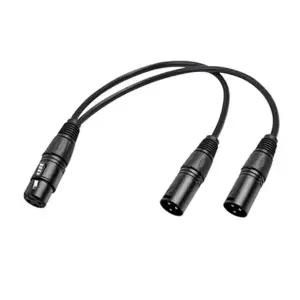 캐논 커넥터 Y형 분기선 XLR 1암 2수 마이크 케이블 SMC202 타입