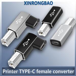 스캐너 프린터용 USB 타입 B 어댑터 암-수 커넥터 데이터 전송 MIDI 90도 변환기 전기 피아노 오르간