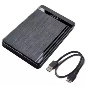 2.5인치 SATA to USB 3.0 HDD 외장 케이스 SSD 스토리지 박스 USB3.0/USB2.0/Type C 케이블