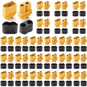 10 XT60H XT60 업그레이드 커넥터 MALE FEMALE 배터리 RC 비행기 자동 10pair with cover