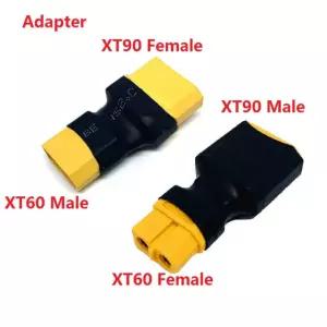 XT60 남성 여성 XT90 플러그 커넥터 변환 어댑터 배터리용 RC XT60 M to XT90 F