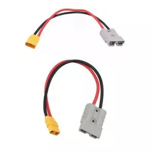 10AWG 30 50CM 50AMP 600V 앤더슨 전원 커넥터 발전 태양 전기 자동차 50A10awg30cmXT90H F