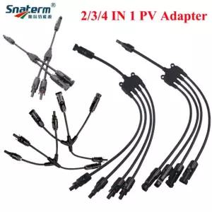 2Y 3Y 4Y 태양광 발전 패널 어댑터 케이블 플레이 5방향 Y형 배터리 플러그 커넥터 Wire Stripper B
