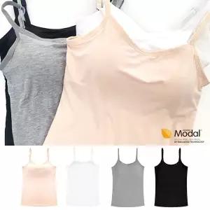 [보리보리/마이핏]여성브라 캡 일체형 나시 노브라 모달소재 노와이어 빅사