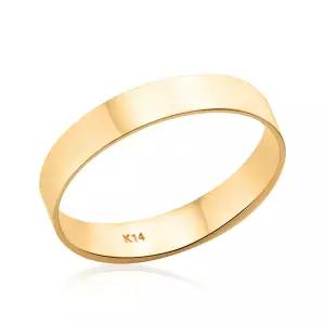 [모룬] 14K 베이직 플랫 3.5mm 평반지 MOR39685