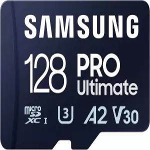 Ultimate SD 메모리 카드 + 어댑터 128GB SDXC 최대 200MB /s 4K UHD UHS-I 클래스 10 U3 V30 액션캠용 A2