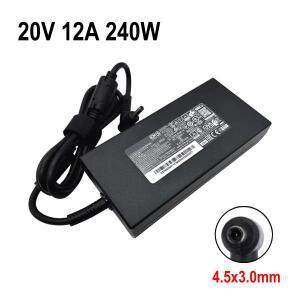 노트북 전원 어댑터 충전기 MSI 델타 15 A5EFK GS66 12U 소드 십자선 용 240W