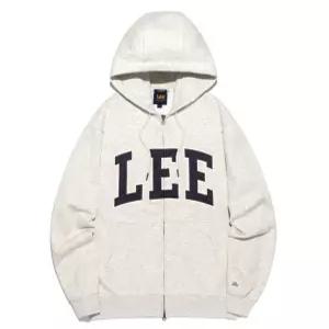 LEE 데님 아플리케 로고 후드 집업 B1 LE2503HZ02 OT