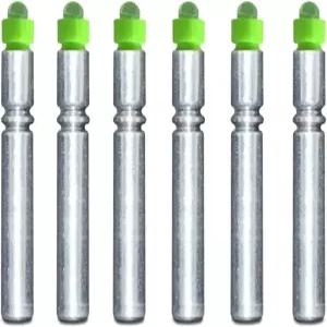 레이카와 LED 조명 보버 낚시 미끼 펜 라이트 화살촉 플로트 폴 플래셔-6PCS