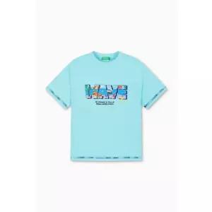 [갤러리아] 베네통키즈G  26S/S 트로피컬웨이브티셔츠 QATS35631LB